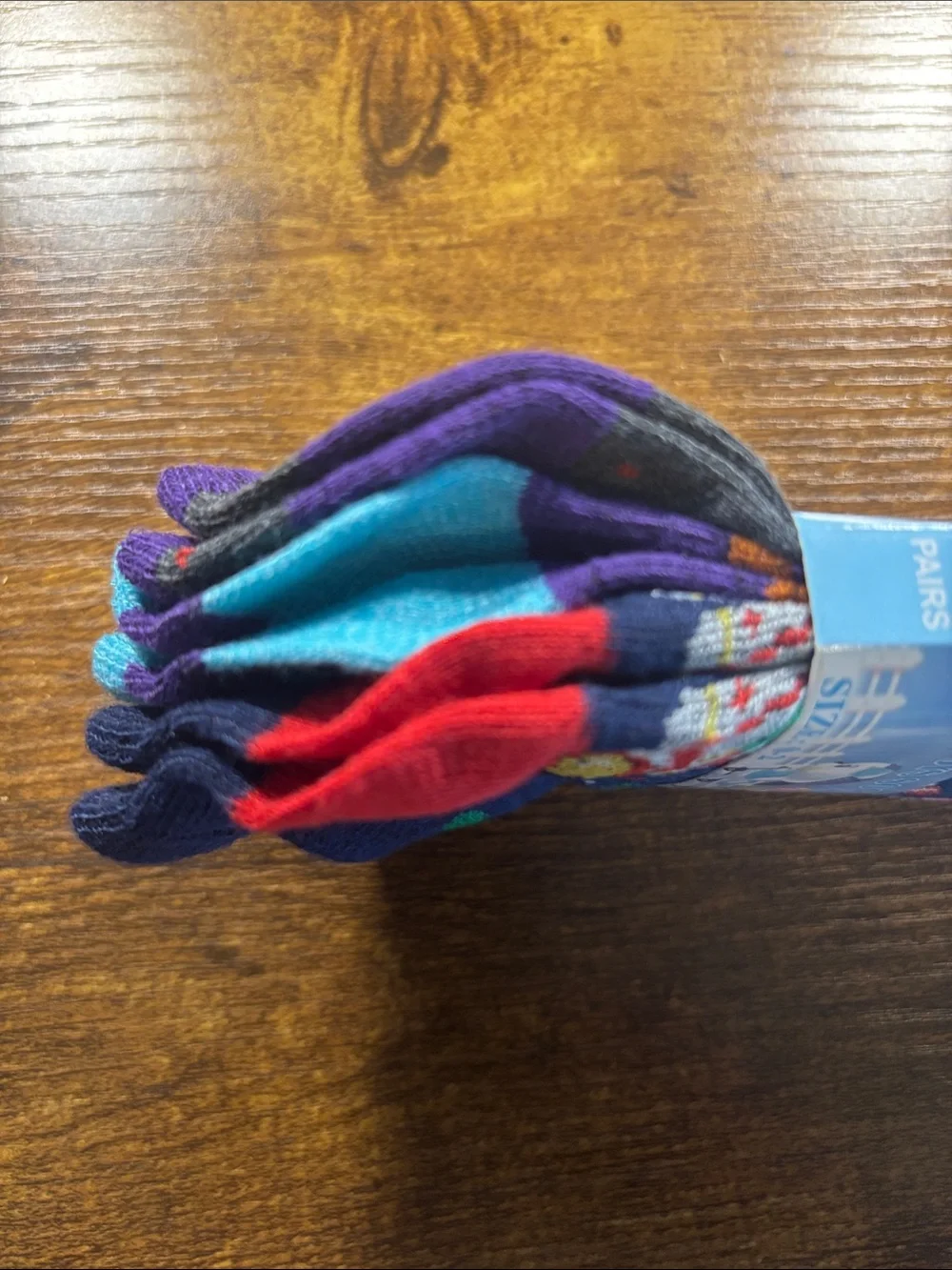 New 6 pairs of boys size 0-2 socks.